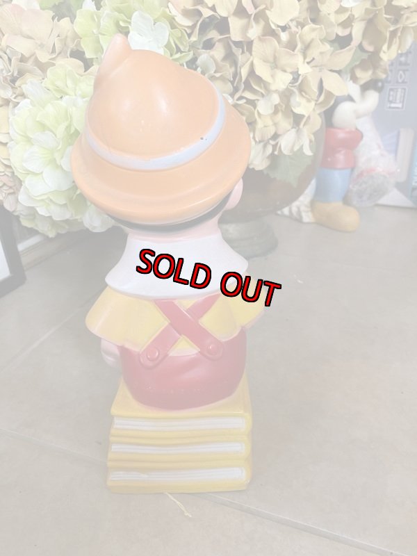 画像3: Disney Pinocchio  Vinyl doll coin bank / ディズニーのピノキオ　プラスチック製　貯金箱 (3)