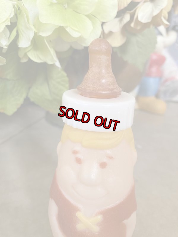 画像2: Hanna Barbera Flintstones Barney Baby Milk Bottle /  フリントストーンズ、バーニーの哺乳瓶ドール (2)