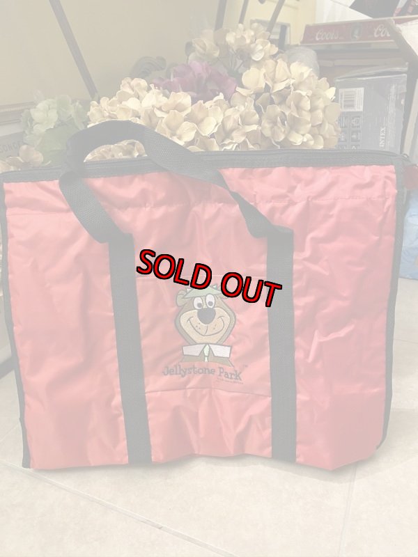 画像1: Hanna 　Barbera Yogi Bear Park  Red Cooler Bag /ハンナバーベラ　ヨギベア　パーク　赤いクーラーバッグ (1)
