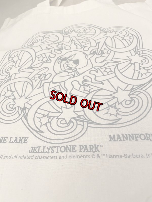 画像3: Hanna 　Barbera Yogi Bear Park Fabric  Eco Bag /  ハンナバーベラ　ヨギベア　パーク　布製　エコバッグ (3)