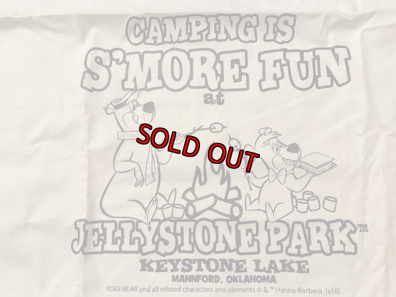 画像2: Hanna 　Barbera Yogi Bear Park Fabric  Pillow Case / ハンナバーベラ　ヨギベア　パーク　布製　ピローケース (2)