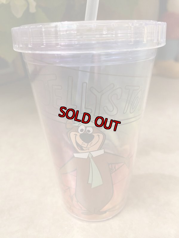 画像2: Hanna 　Barbera Yogi Bear Park Plastic  Drink Tumbler / ハンナバーベラ、ヨギベア パーク　タンブラー (2)