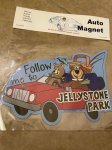 画像2: Hanna 　Barbera Yogi Bear Park Car Sign  Magnet / ハンナバーベラ、ヨギベア パーク　車用マグネット (2)