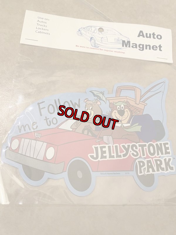画像2: Hanna 　Barbera Yogi Bear Park Car Sign  Magnet / ハンナバーベラ、ヨギベア パーク　車用マグネット (2)