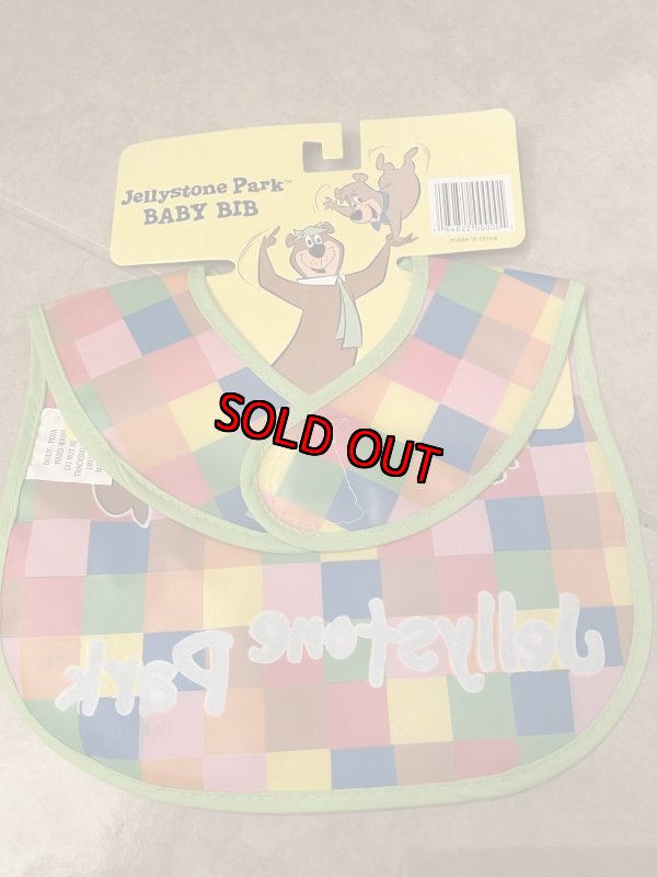 画像2: Hanna 　Barbera Yogi Bear Park Baby Bib / ハンナバーベラ、ヨギベア パーク　赤ちゃんのよだれかけ　スタイ (2)