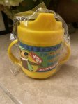 画像1: Hanna 　Barbera Yogi Bear Park Kids Plastic Cup 3D Yellow / ヨギベア パーク　子供用 イエロー　蓋付きコップ (1)
