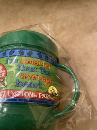 画像2: Hanna 　Barbera Yogi Bear Park Kids Plastic Cup 3D Green / ヨギベア パーク　子供用 グリーン　蓋付きコップ