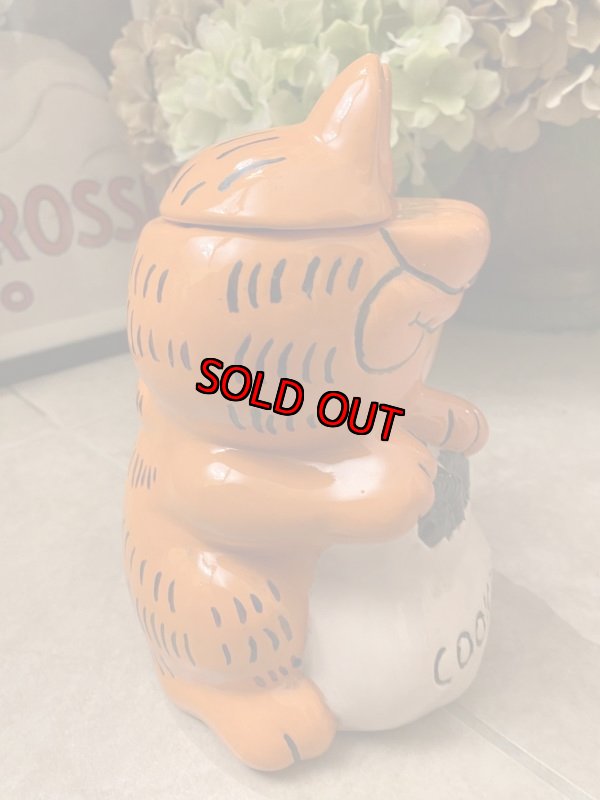 画像4: Garfield  ceramic  Cookie Jar / ガーフィールドの陶器製クッキージャー　 (4)