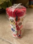 画像2: Hanna Barbera Yogi Bear Park Plastic  Red Lid Drink Bottle / ヨギベア パーク　赤い蓋　ストラップ付　ドリンクボトル (2)