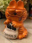 画像1: Garfield  ceramic  Cookie Jar / ガーフィールドの陶器製クッキージャー　 (1)