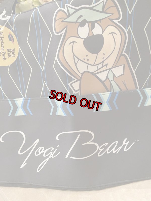 画像2: Hanna 　Barbera Yogi Bear Park Black Tote Bag /ハンナバーベラ　ヨギベア　パーク　黒いトート　バッグ (2)
