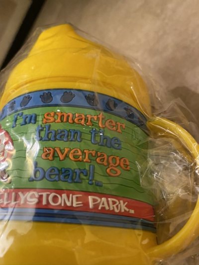 画像2: Hanna 　Barbera Yogi Bear Park Kids Plastic Cup 3D Yellow / ヨギベア パーク　子供用 イエロー　蓋付きコップ