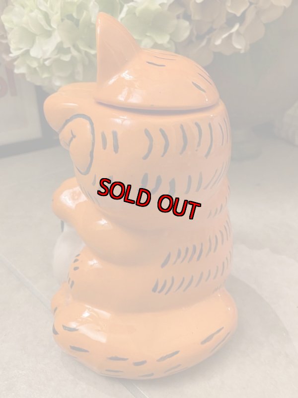 画像2: Garfield  ceramic  Cookie Jar / ガーフィールドの陶器製クッキージャー　 (2)