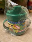 画像1: Hanna 　Barbera Yogi Bear Park Kids Plastic Cup 3D Green / ヨギベア パーク　子供用 グリーン　蓋付きコップ (1)