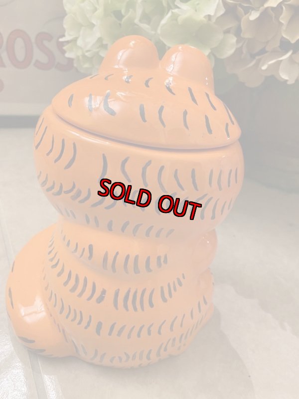 画像3: Garfield  ceramic  Cookie Jar / ガーフィールドの陶器製クッキージャー　 (3)