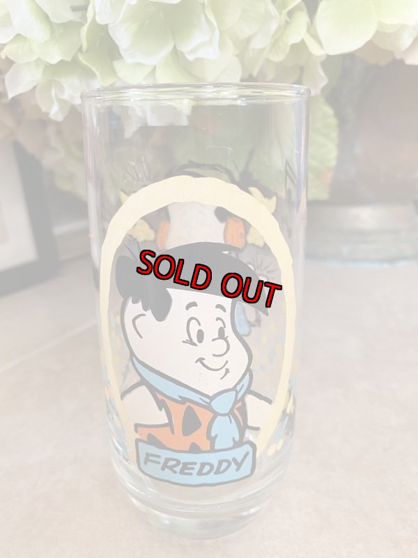 画像1: Hanna Barbera Flintstones Fred Glass  /  フリントストーンズ、フレッド　グラス (1)