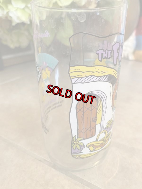 画像4: Hanna Barbera Flintstones Hardee‘s First  30 Years Home  Glass  /  フリントストーンズ、　ハーディーズ　30年　ホーム　グラス (4)