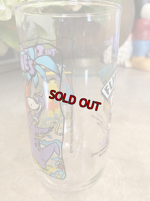 画像2: Hanna Barbera Flintstones Hardee‘s First  30 Years Hunting Glass  /  フリントストーン　ハーディーズ　30年　ハンティング　グラス (2)
