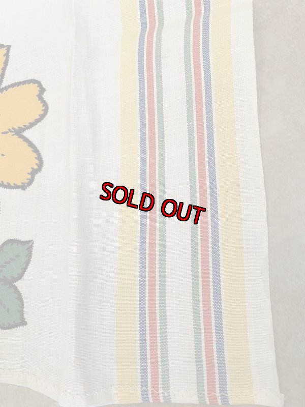 画像3:  Table Center Flowers  Fabric  / 布製 布巾　テーブルセンター　花柄　 (3)