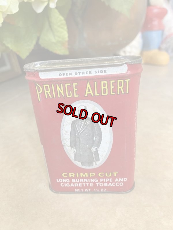 画像1: Prince Albert　Tabacco  Tin Can With Lid  #2 /  プリンスアルバート　ティン製の蓋付き　タバコ缶　 (1)