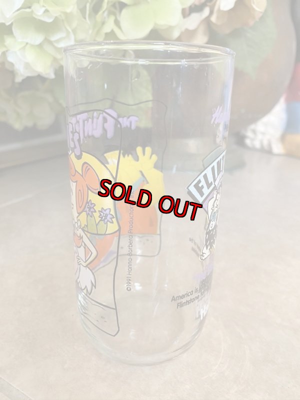 画像2: Hanna Barbera Flintstones Hardee‘s First  30 Years Baby Pebbles  Glass  /  フリントストーンズ　赤ちゃんペブルス　グラス (2)