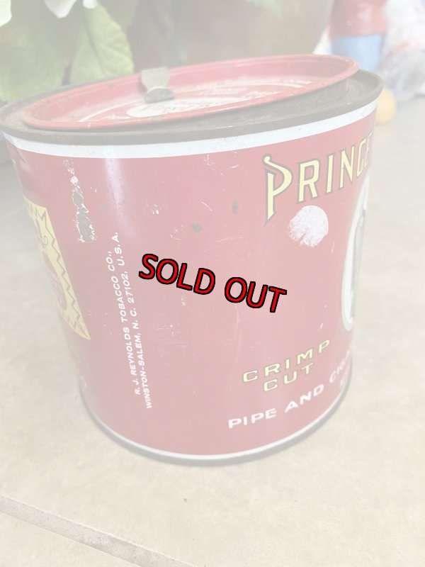 画像5: Prince Albert　Tabacco Round Tin Can With Lid  / プリンスアルバート　丸いティン製の蓋付き　タバコ缶　 (5)