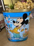 画像3: Disney Mickey Mouse Club  Tin Trash Can / ディズニーのミッキーマウスクラブ　ティン製　ゴミ箱　　70年代 (3)