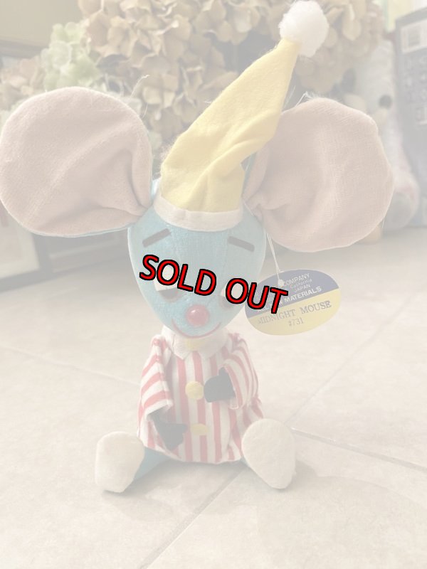 画像1: Dream Pets Midnight Mouse  Plush Doll /　ドリームペッツ　ミッドナイト　マウス　　ぬいぐるみ　タグ付 (1)