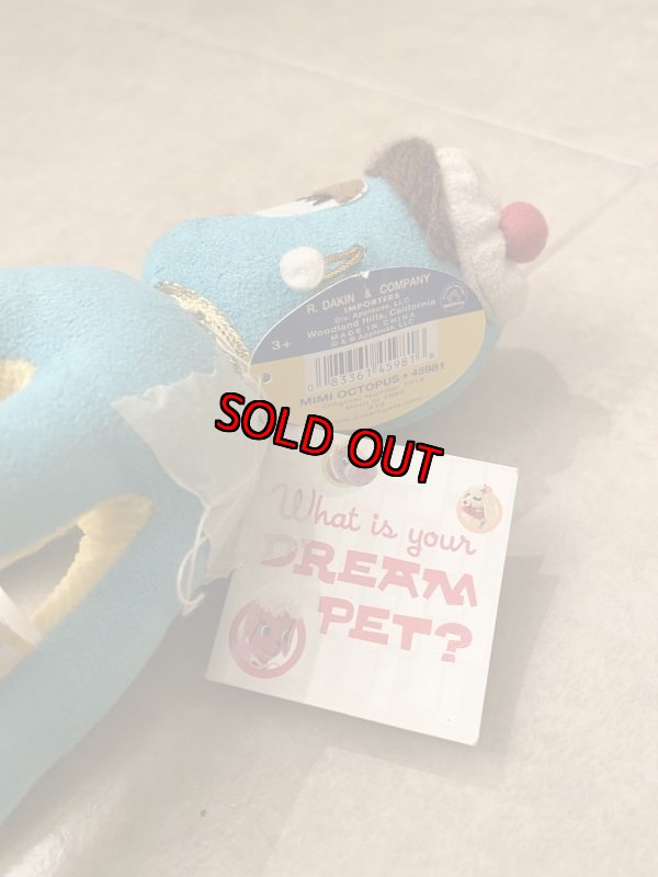 画像5: Dream Pets Mini Octopus Plush Doll /　ドリームペッツ　ミニオクトパス　ぬいぐるみ　タグ付 (5)