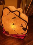 画像1: Disney Winnie The Pooh Paper  lamp / ディズニー　クマのプー、ペーパーランプ (1)