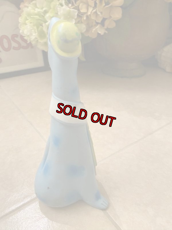 画像3: Blue Seal With Tie&Hat Vinyl Squeak Doll / ブルーオットセイ、ネクタイ&ハット　ソフビ、ラバードール　 (3)