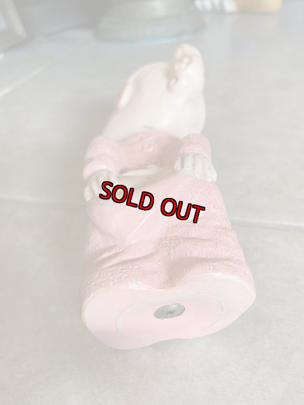 画像5: Pink Cloth Girl Dreamland Vinyl Squeak Doll / ドリームランド　ピンクの洋服　おしり出してる女の子　ソフビ、ラバードール　 (5)