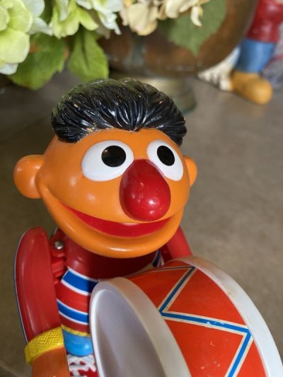 画像1: Sesame Street Ernie drum illco  Doll / セサミストリート　アーニー　ドラム　ドール　Illco社