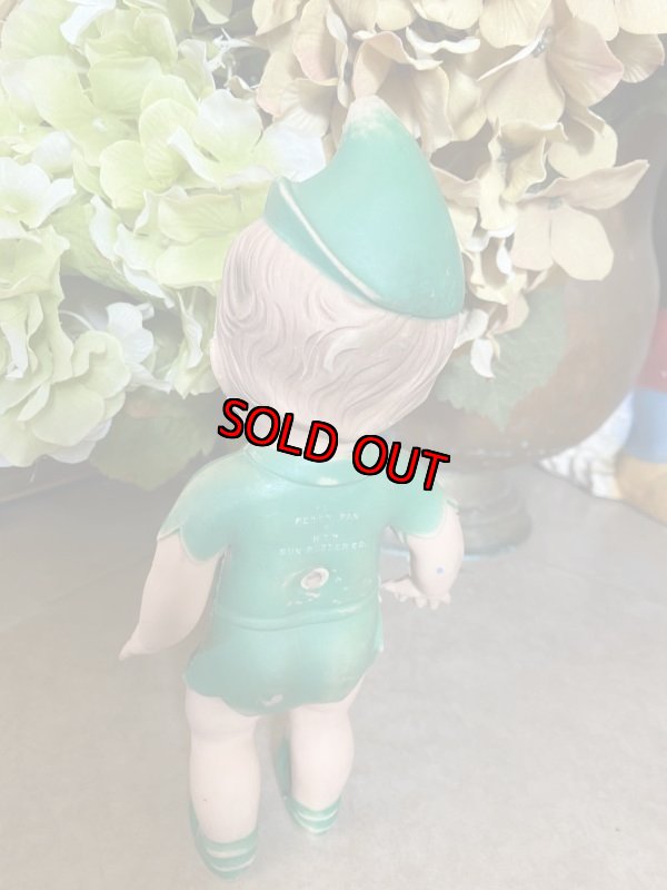 画像3: Peter Pan Sun Rubber Vinyl Squeak Doll / ピーターパン　サンラバー　ソフビ、ラバードール　 (3)