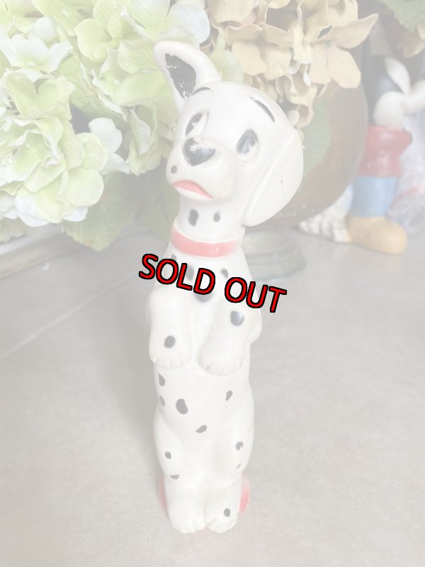 画像1: Disney One Hundred And One Dalmatian  Vinyl  Doll / ディズニー　101匹わんちゃん　ダルメシアン　ソフビ　ドール (1)