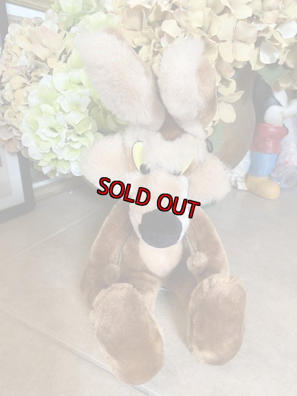 画像1: Looney Tunes  Wile. E. Coyote Plush Doll /ルーニーチューンズ　ワイリーコヨーテ　ぬいぐるみ (1)
