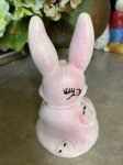 画像3: Pink Rabbit Small Wonder Vinyl Squeak Doll / ピンクのウサギ、スモールワンダー　ソフビ、ラバードール　 (3)