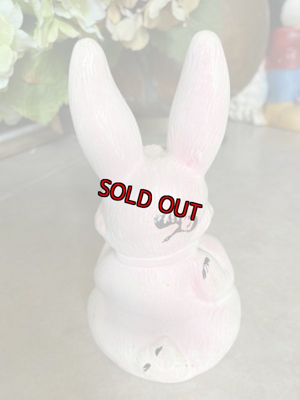画像3: Pink Rabbit Small Wonder Vinyl Squeak Doll / ピンクのウサギ、スモールワンダー　ソフビ、ラバードール　 (3)