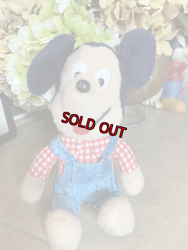 画像1: Disney Mickey Mouse Knickerbocker Plush Stuffed Doll / ディズニー　ニッカーボッカー　ミッキーマウス　ぬいぐるみ　ドール (1)