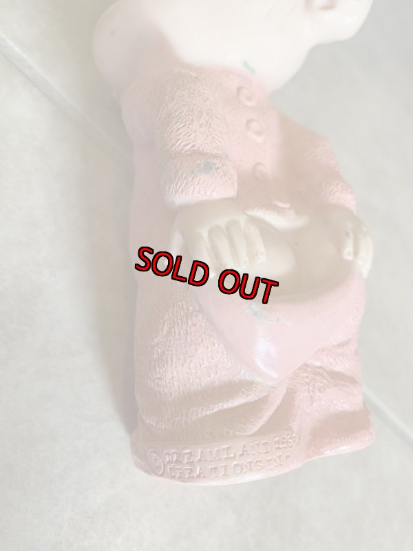 画像6: Pink Cloth Girl Dreamland Vinyl Squeak Doll / ドリームランド　ピンクの洋服　おしり出してる女の子　ソフビ、ラバードール　 (6)