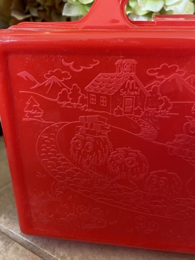 画像2: Mcdonalds Red Plastic Lunch Box / マクドナルドのプラスチック製　レッド　ランチボックス 