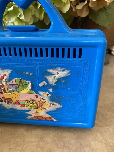 画像2: Mcdonalds Blue Plastic Lunch Box / マクドナルドのプラスチック製　ブルー　ランチボックス 