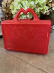 画像1: Mcdonalds Red Plastic Lunch Box / マクドナルドのプラスチック製　レッド　ランチボックス  (1)