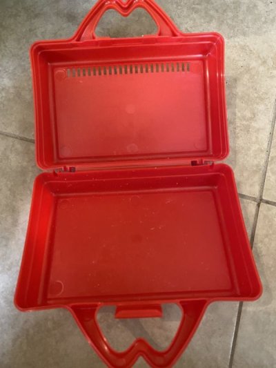 画像3: Mcdonalds Red Plastic Lunch Box / マクドナルドのプラスチック製　レッド　ランチボックス 