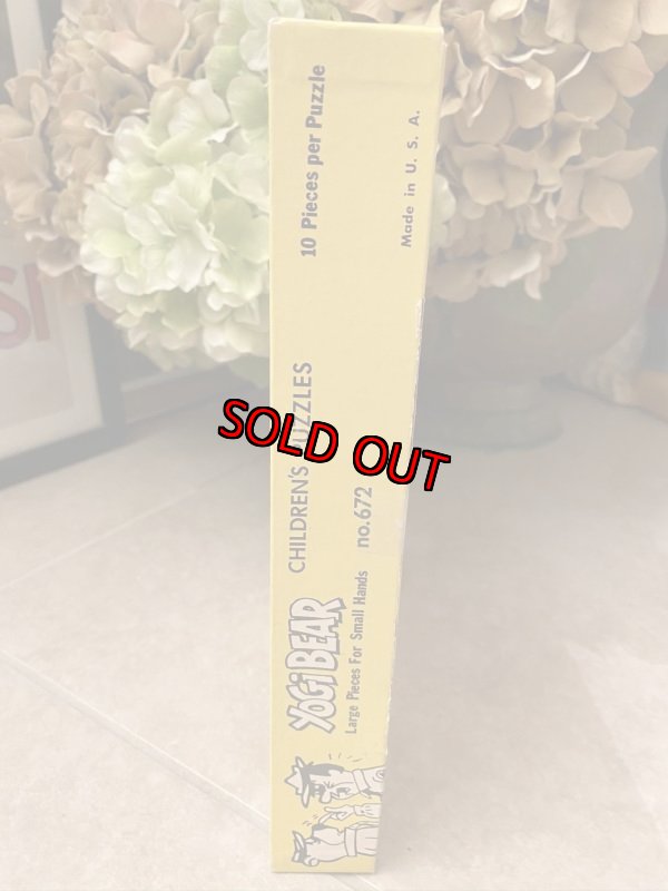 画像3: Hanna 　Barbera Yogi Bear Warren 4 puzzles  With Box  / ヨギベア　4枚セット　箱入りパズル　1976年 (3)