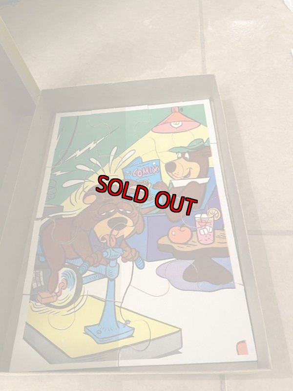 画像8: Hanna 　Barbera Yogi Bear Warren 4 puzzles  With Box  / ヨギベア　4枚セット　箱入りパズル　1976年 (8)