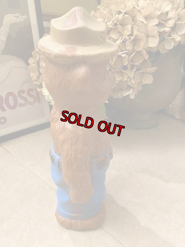 画像4: Smokey the Bear  Plastic coin bank (L) / スモーキーベア　プラスチック製　貯金箱　60ー70年代 (4)