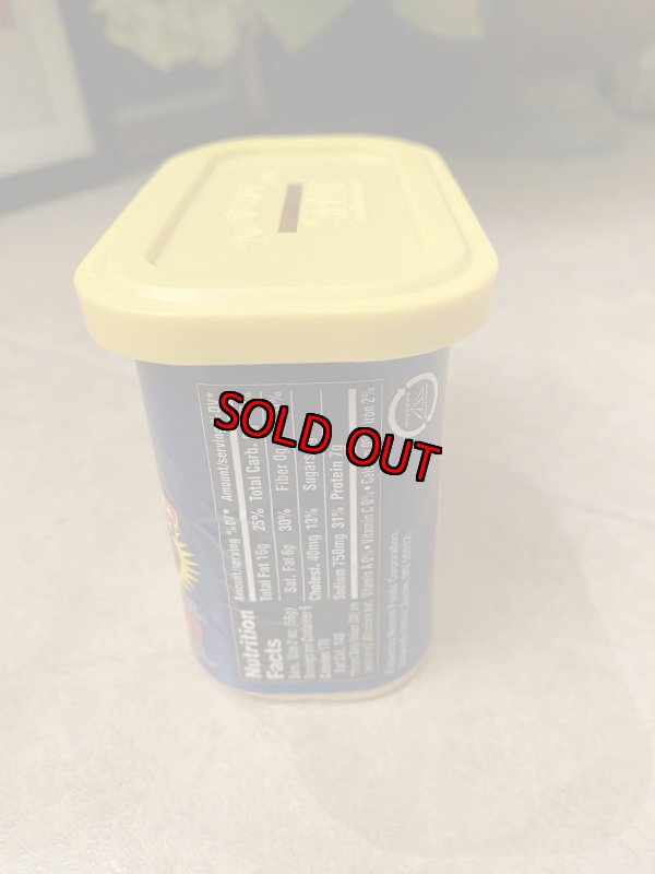 画像2: Spam Ham Tin Can Coin bank　With Lid  / 蓋付きスパム缶　、ティン製の貯金箱 (2)