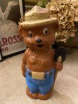 画像1: Smokey the Bear  Plastic coin bank (L) / スモーキーベア　プラスチック製　貯金箱　60ー70年代 (1)