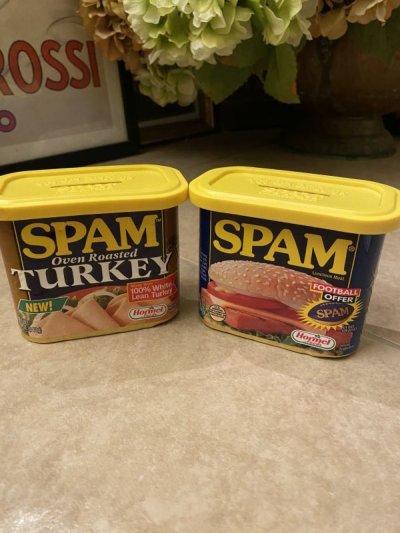 画像3: Spam Ham Tin Can Coin bank　With Lid  / 蓋付きスパム缶　、ティン製の貯金箱